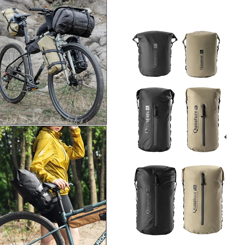 Universal Mountainbike Wasserdichte Sitz Schwanz Tasche Outdoor Radfahren Leichte Wasserdichte Kompression Taschen MTB Radfahren Lagerung tasche Image