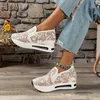 Plus Größe 42, Stickerei Dicke Plattform Loafer Schuhe für Frauen 2024 Sommer Mesh Atmungsaktive Turnschuhe Frau Slip Auf Casual Schuhe