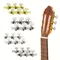 2 Sätze 1 l1r 3-Peg Cluster Open-Gear klassische Gitarren wender Blumenmuster Gitarren-Stimmwirbel für akustische klassische Gitarren
