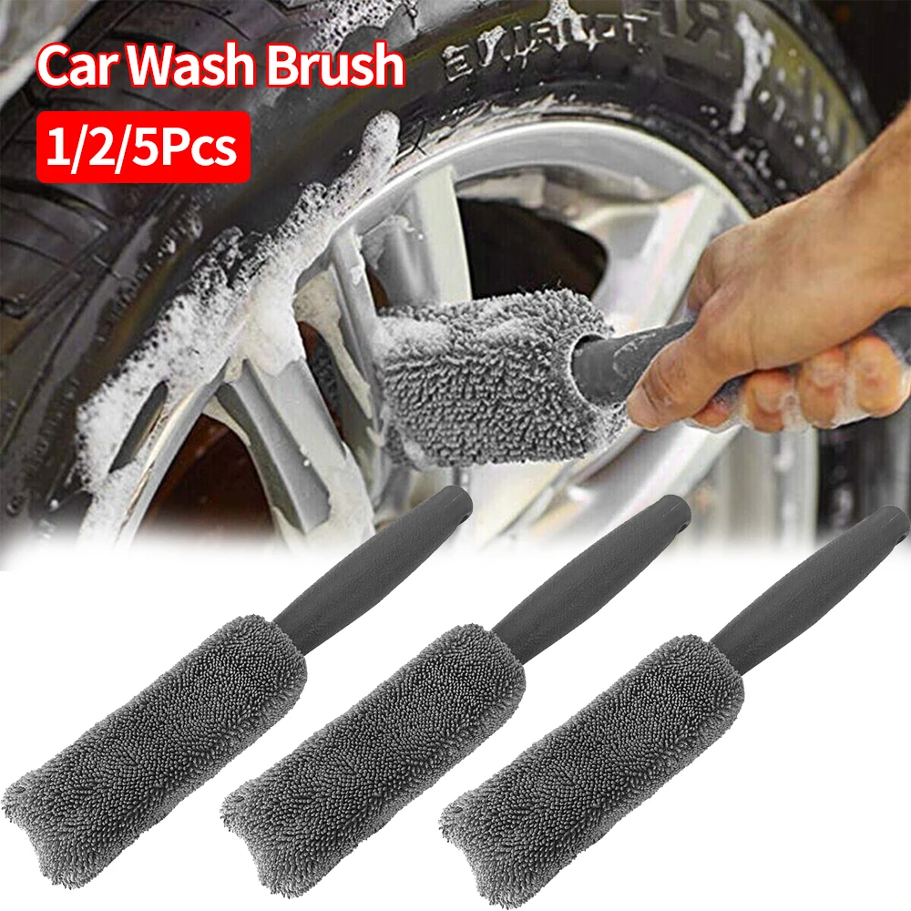 Auto wasch bürste mit Kunststoff griff Rad & Felgen reiniger Bürste Auto Reinigungs bürsten Auto Rad Felgen bürste Auto wasch zubehör Image