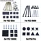 Für PS2 PS3 Slim 2000 3000 4000 70000 Konsole Schrauben Kit Für PS4 Gummi Füße Abdeckung Set Untere Füße Pads reparatur Teile