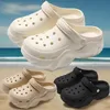 Frauen DIY Silber Schmetterling-Knoten Mode Bogen Dekor Clogs Sommer Frühling Herbst Strand Sandalen Höhle Loch Garten Schuhe Studenten mädchen