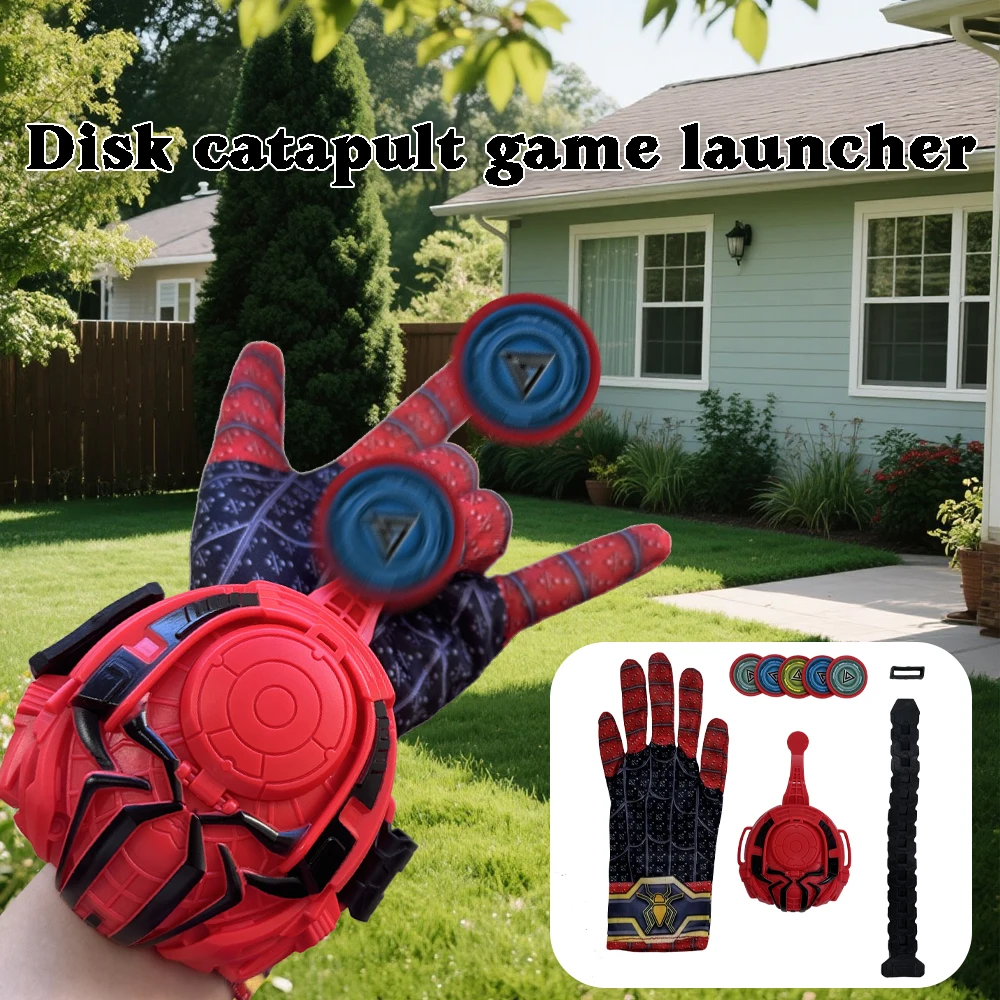 Es gibt fünf Disc-Katapult-Spiel-Träger, die für Kinder ab 3 Jahren geeignet sind, können Multiplayer-Spiele spielen Image