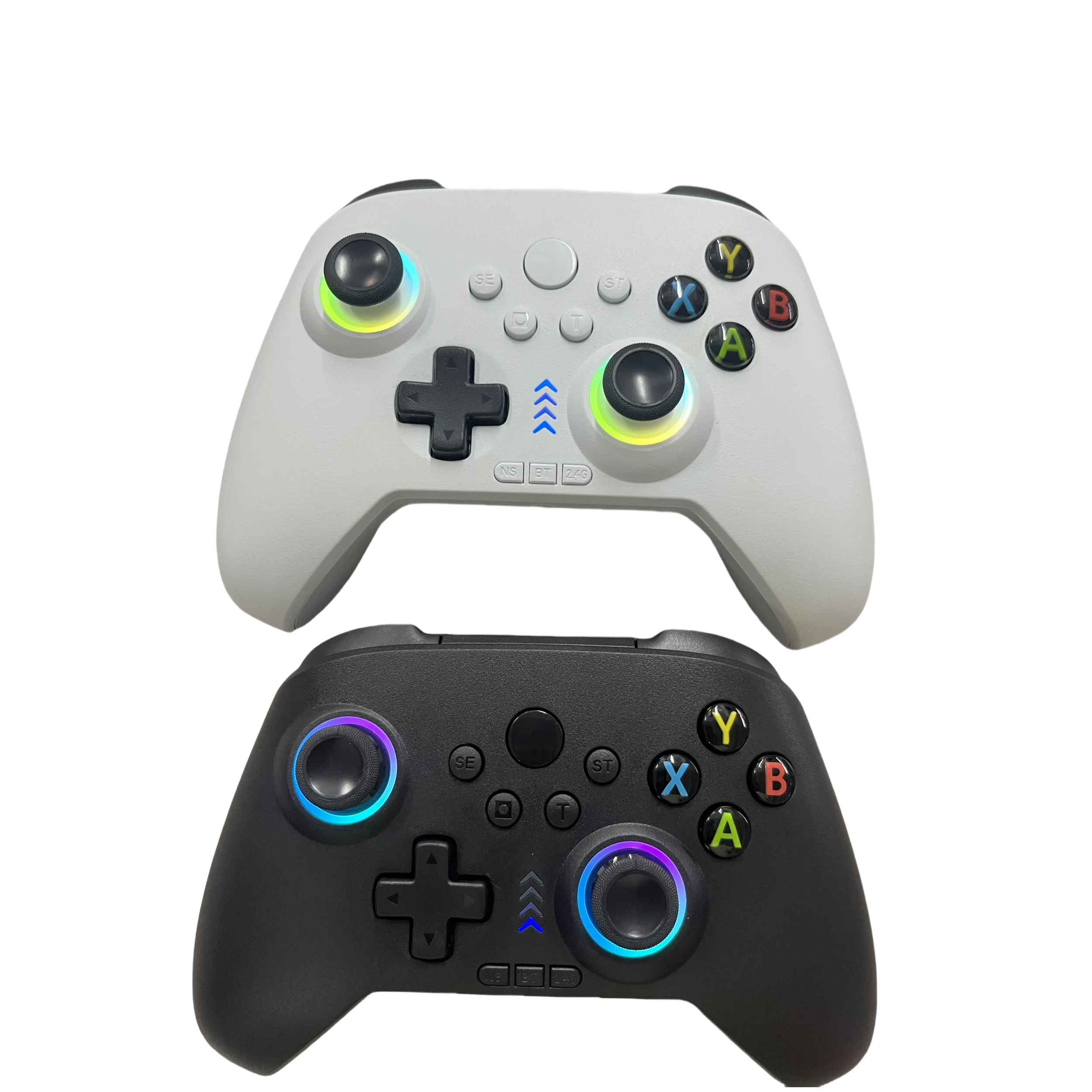 2,4 G Wireless/Switch Controller mit RGB-Beleuchtung/Programmierschlüssel/Korridor-Joystick/Korridor-Auslöser/Vibration, Android-Gamepad Image