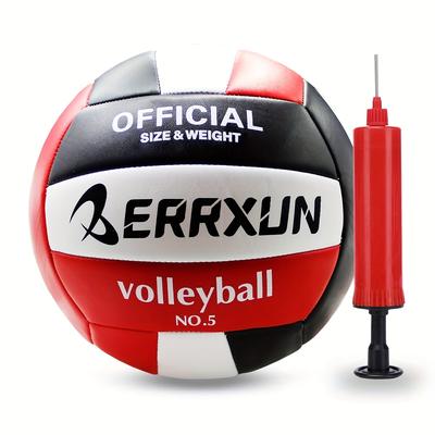 TEMU 2025 New Model, High-quality And Durable Volleyball, With A Portable Air Pump, In Multiple , Suitable For Indoor And Outdoor Activities, Training, And Competition