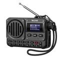 Altoparlante Bluetooth super portatile MLOVE BV800 con radio FM, display LCD, antenna, ingresso AUX, disco USB, scheda TF, lettore MP3