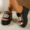 Women Luxury Decor Sandals Super High Heels Black Fashion Summer Casual Outdoor Wedges Platform Office Party Elegant Sexy 2025