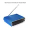 Blue Aluminum Shell Module Case Box for Bluetooth WMA Decoder Board MP3 Music Player Car Radio Module Support USB FM TF