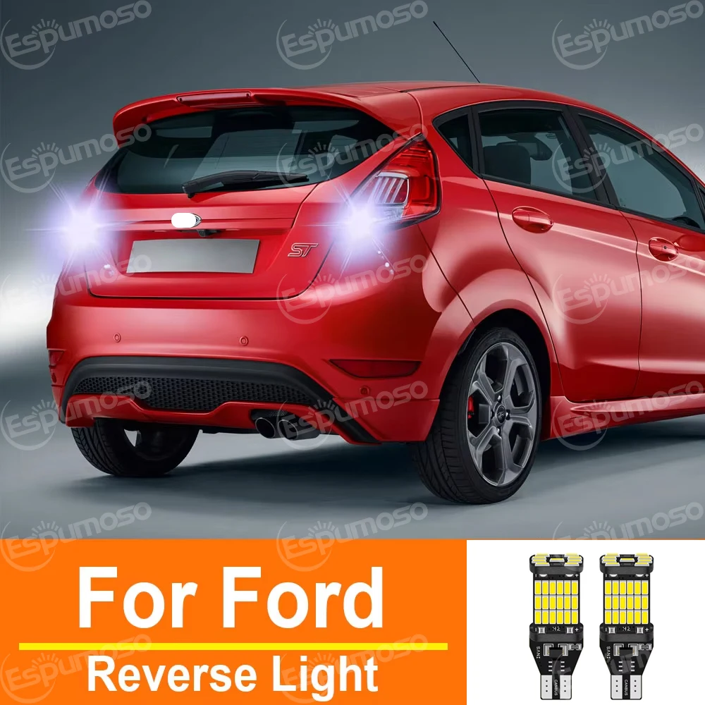 2 pz LED Luce di Backup Blub Lampada di Retromarcia W16W T15 921 Canbus Per Ford Fiesta 6 7 Focus 3 Fusion Galaxy Kuga 2 Mondeo 5 Puma
