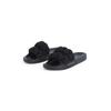 Pantolette TOMMY JEANS "TJW BRAIDED SLIDE", Damen, Gr. 35, schwarz, Textil, Schuhe, Sommerschuh, Flats, Schlupfschuh, geflochtene, wattierte Bandage, Topseller