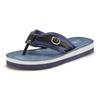 Badezehentrenner VENICE BEACH, Damen, Gr. 35, blau (blau, schwarz), Obermaterial: 70% Textilmaterial, 30% Lederimitat. Futter: 100% Synthetik. Decksohle: 100% Synthetik. Laufsohle: 100% Synthetik, casual, Schuhe Zehentrenner Dianette, Sandale,...