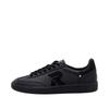 Sneaker RIEKER SPORT "San Diego Swing2GO", Damen, Gr. 38, schwarz (schwarz uni), Leder, unifarben, sportlich, Schuhe, Retro-Sneaker, Freizeitschuh, Halbschuh mit herausnehmbarem Fußbett