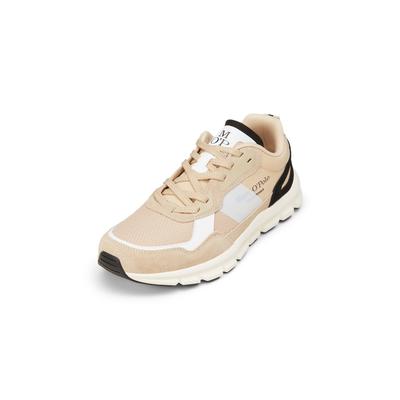 Sneaker MARC O'POLO "aus hochwertigem Material-Mix", Herren, Gr. 44, winter sand, sesame, Obermaterial: 80% Polyester, 20% Leder, Schuhe Image