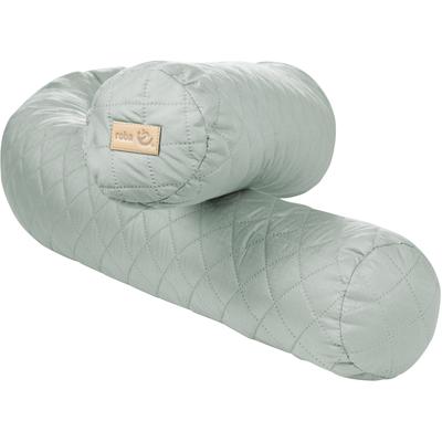 Nestchenschlange ROBA "style, frosty green", grün (frosty grün), Obermaterial: 100% Polyester. Füllung: 100% Polyester, Bettnestchen, Nestchen Image