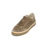 Sneaker MARC O'POLO "aus edlem Velours-Rindleder", Herren, Gr. 43, grau (schwarz taupe), Obermaterial: 100% Leder (Rind), unifarben, Schuhe