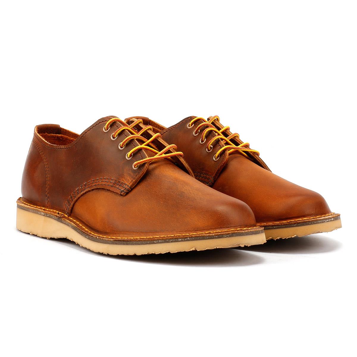 Red Wing Shoes Weekender Oxford Rough & Tough Herren Schnürschuhe Aus Braunem Leder Image