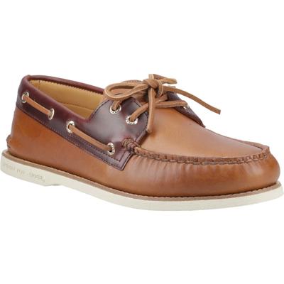 Sperry Authentic Gold Cup Herren Bootsschuhe Aus Leder In Tan/Braun Image
