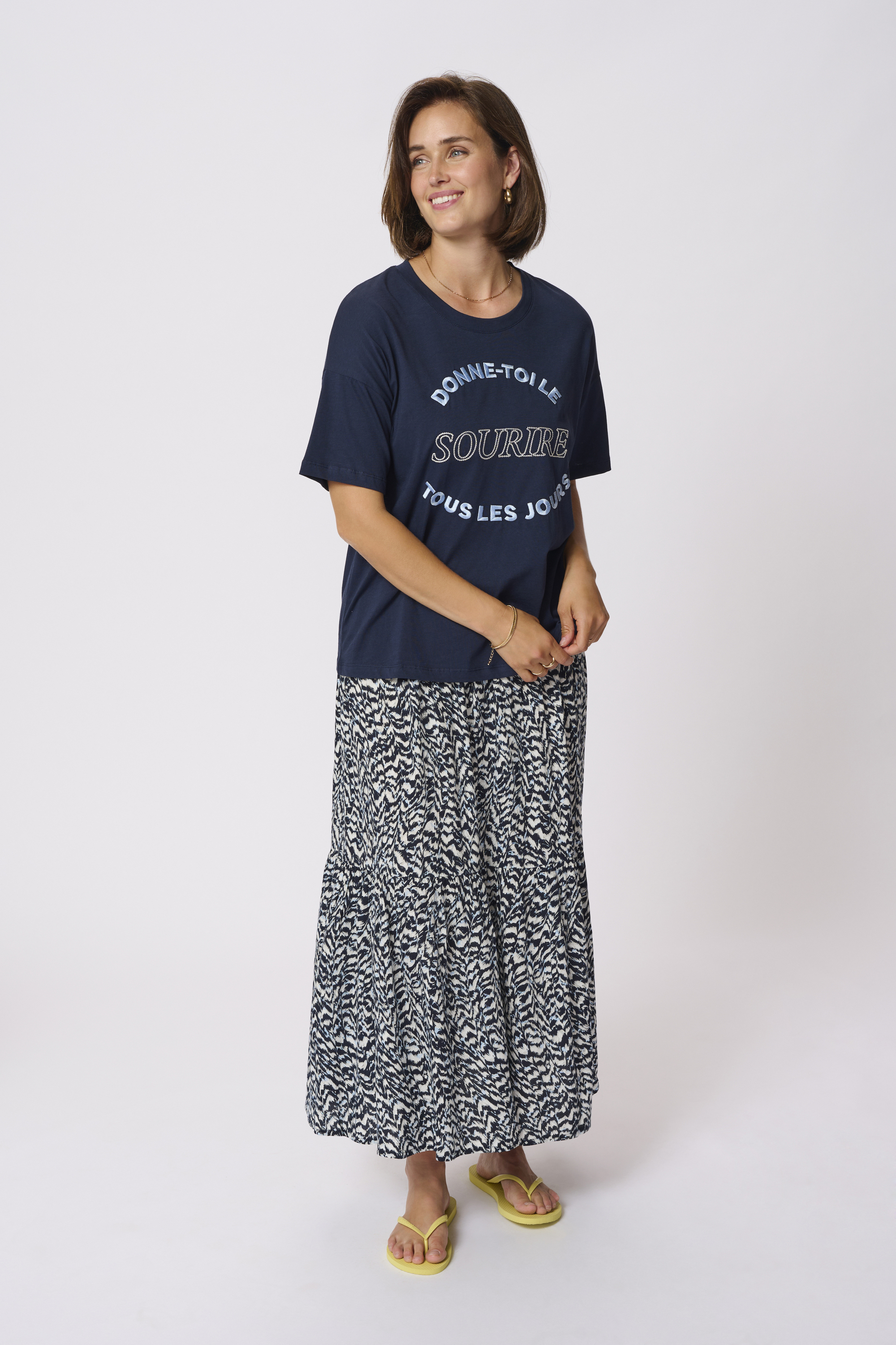 T-shirt Oversize fit Midnight Marine Image