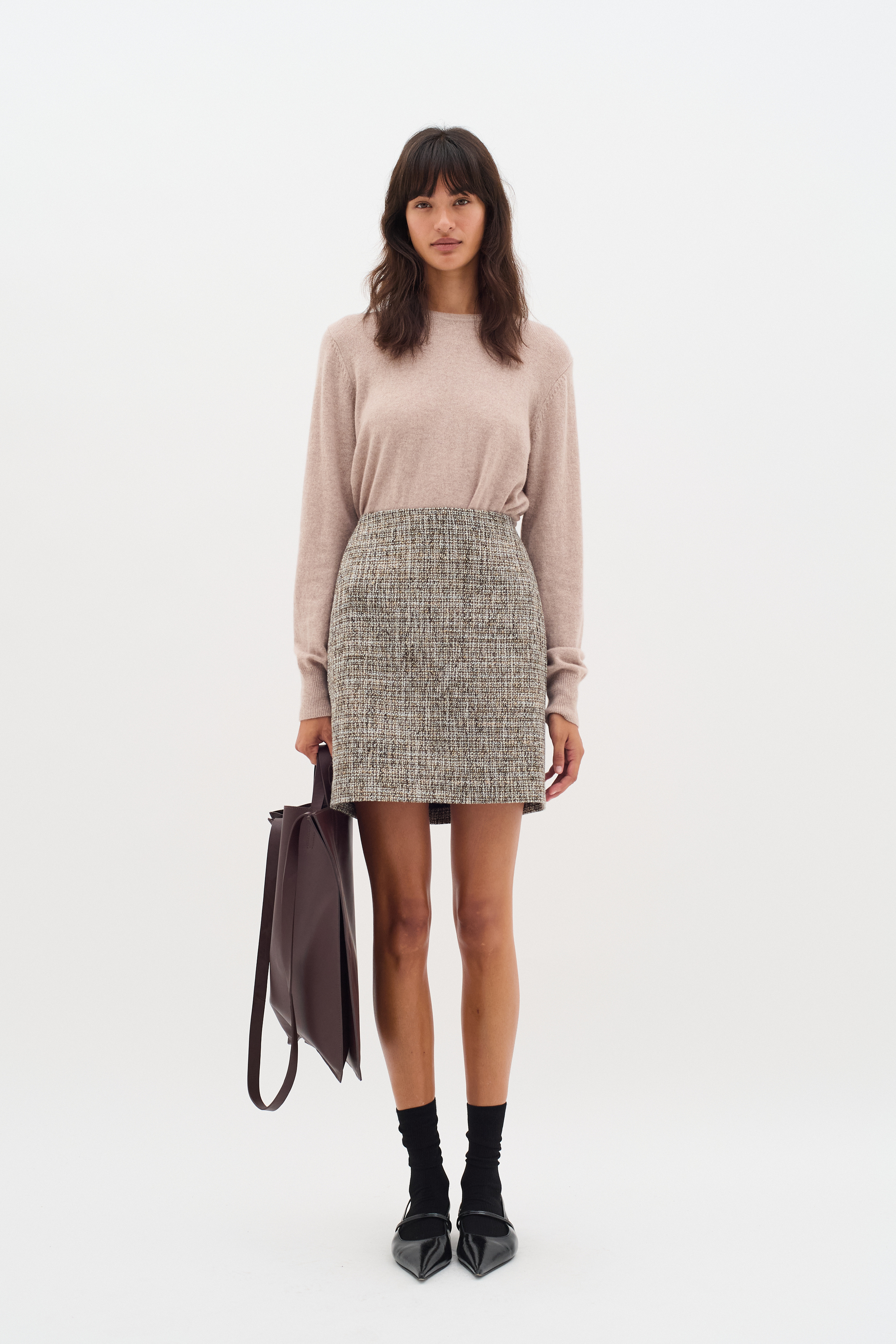 Rock Pencil shape Beige Melange