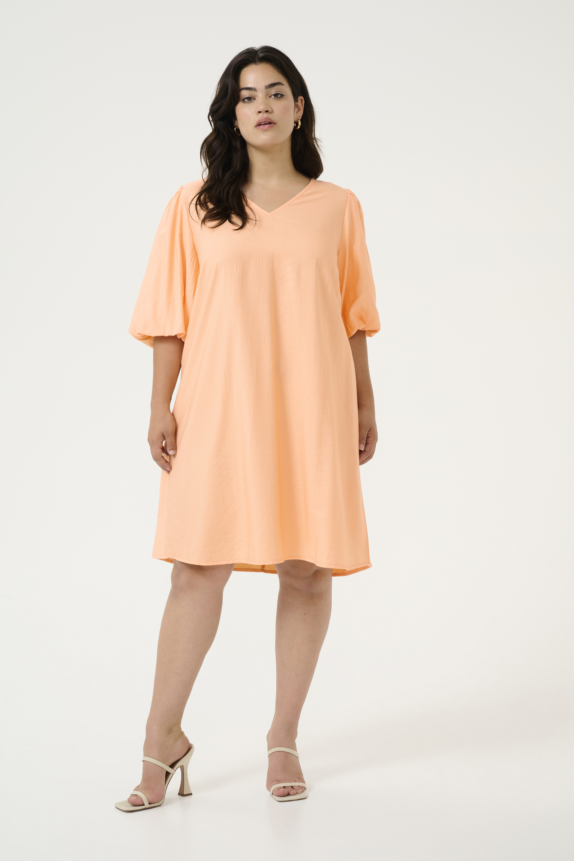 Kleid A-shape orange Image