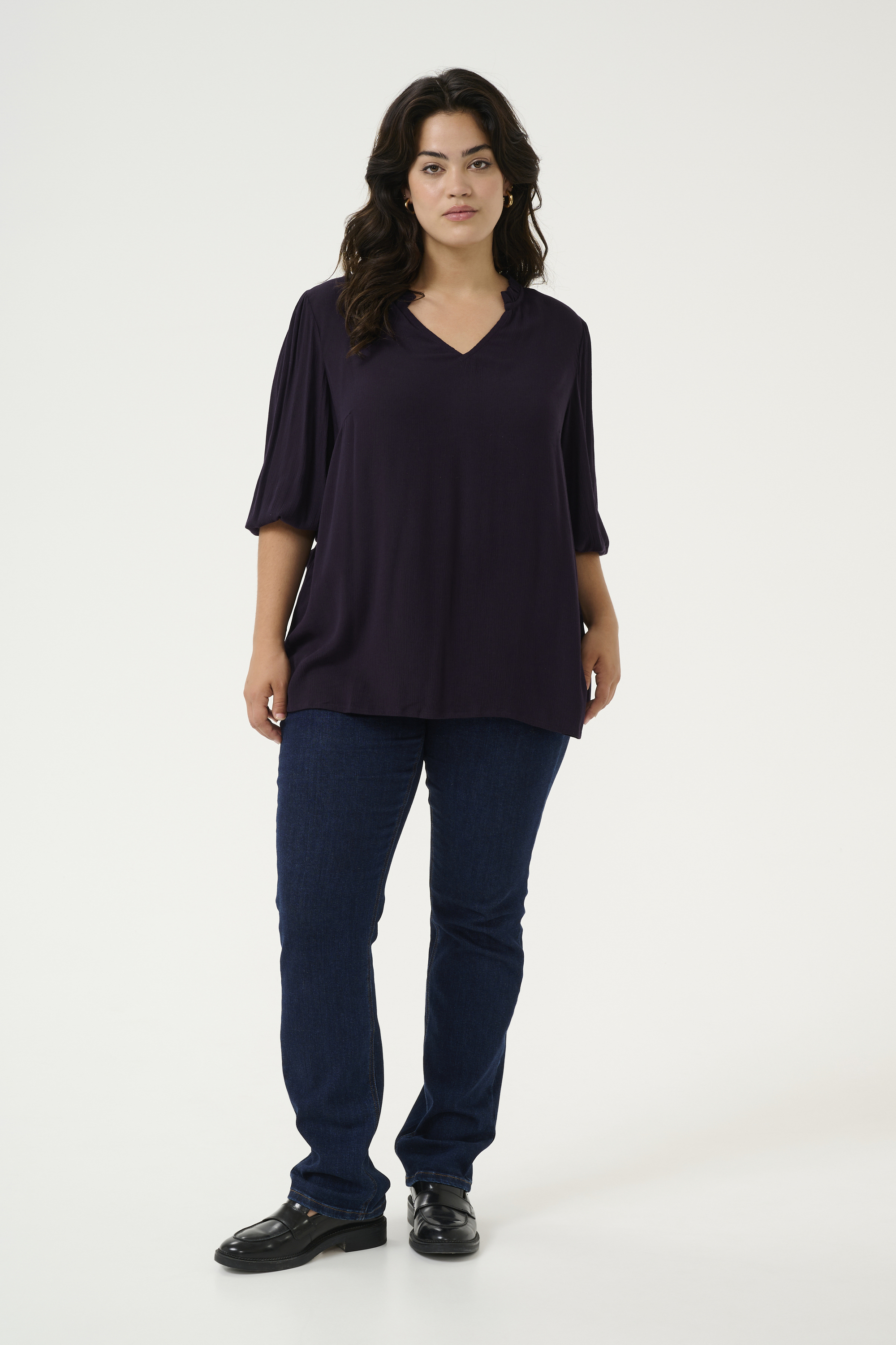 Langarm-Bluse Regular fit Dawn Purple Image
