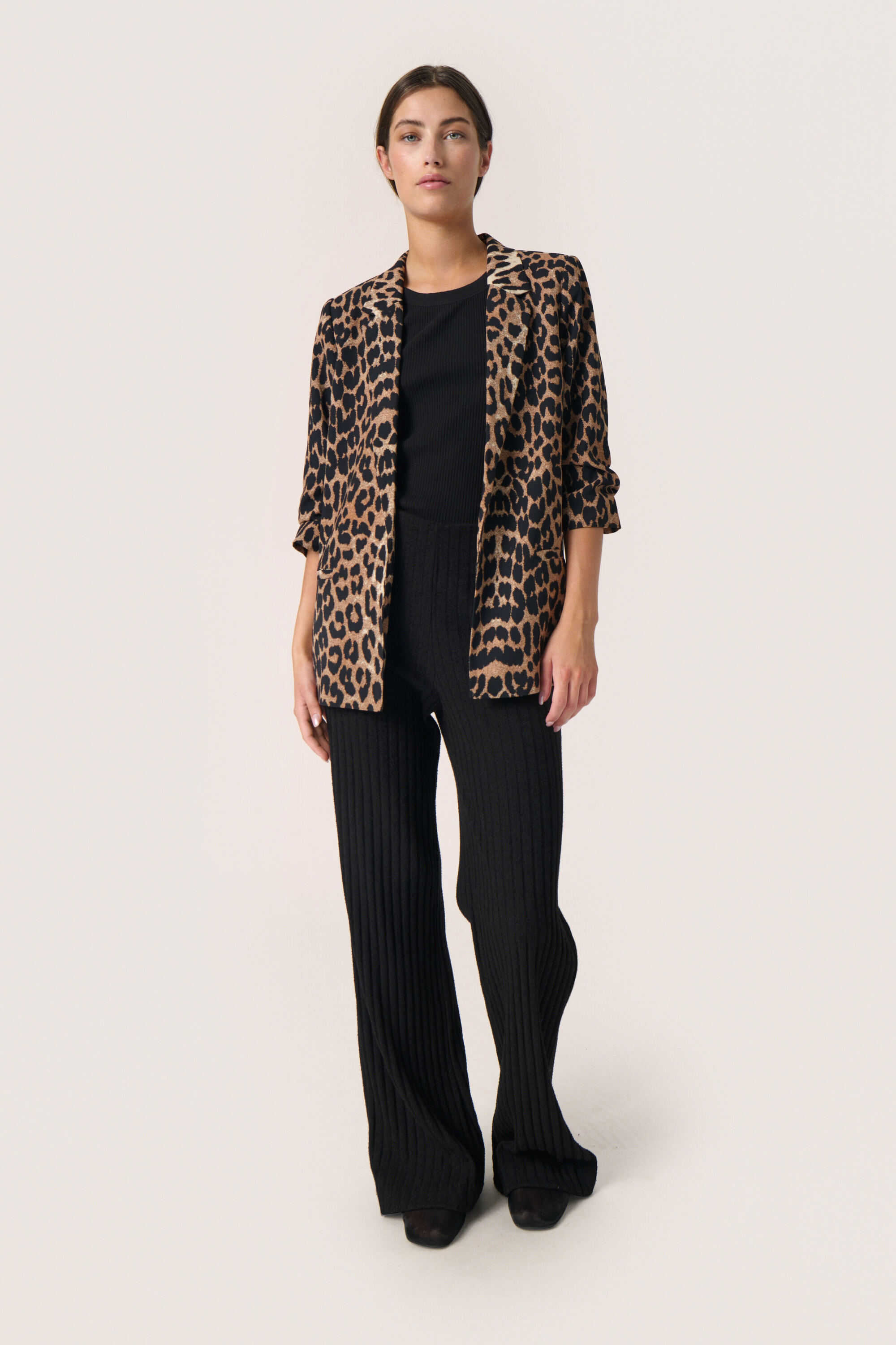 Blazer Casual fit Leopard Pattern animal Image