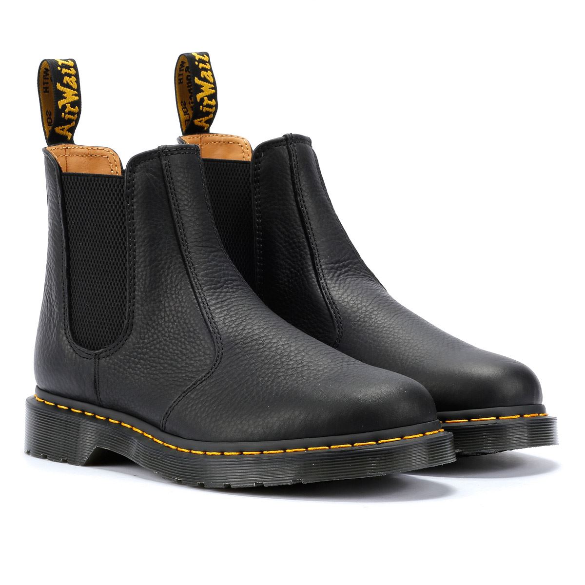 Dr. Martens 2976 Ambassador Leder Schwarze Stiefel