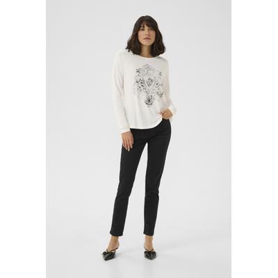 Langarm-Shirt Loose fit white Image