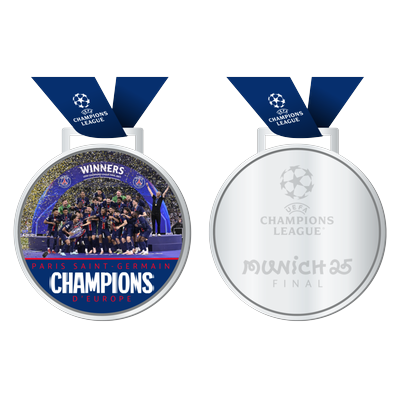 Paris Saint-Germain UCL Champions Fotomedaille Image