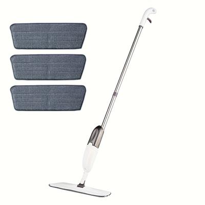 TEMU 1 Mop + 3 Cloths To Change, Spray Mop. 3 Cloths To Change, Household Spray Mop. 1 Sweep For Cleaning, For Hand Washing, Suitable For Dry And Wet Use, Household Mop Image