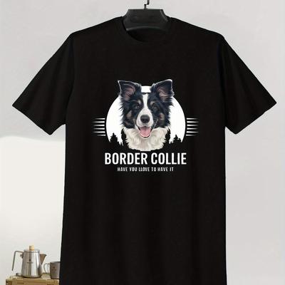 TEMU Men's Graphic Tee - Casual Short Sleeve T-shirt, Breathable Polyester, Summer Fashion Image