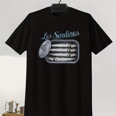 TEMU Vintage With Print Tee Shirt, Tees For Men, Casual Short Sleeve T-shirt For Summer Image