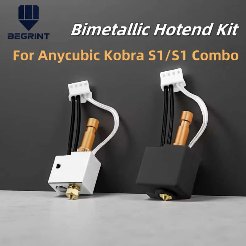 Upgrade Bimetall Hotend Kit für Anycubic Kobra S1/S1C Bi Metall Heatbreak Hot End Kit für Kobra S1 3D Drucker Ersatzteile Image