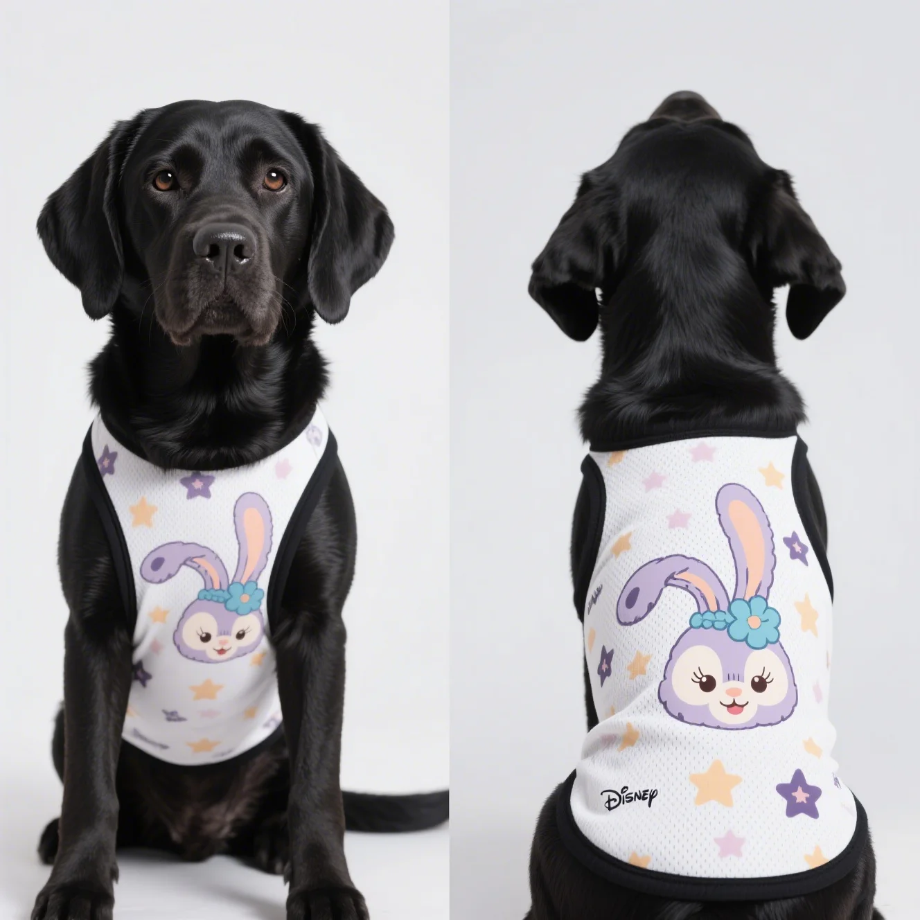 Pet Dog Disney Pattern Clothing Dog Blouse Sleeveless Cool and Breathable Essential Summer Pet Clothing Soccer Style Fashionable