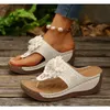 Sommer Sandalen Frauen Schuhe Non-Slip Wanderschuhe Slip Auf Schuhe Frau Keil frauen Sandalen Party Hausschuhe Frau weibliche Schuhe