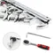 10-teiliges Crowfoot-Schraubenschlüssel-Set, Werkzeug, Brecheisen-Adapter, Kopfentfernung, halber Schaft, Autoreparatur, Abbruchwerkzeug für Auto, Motorrad, Heimreparatur