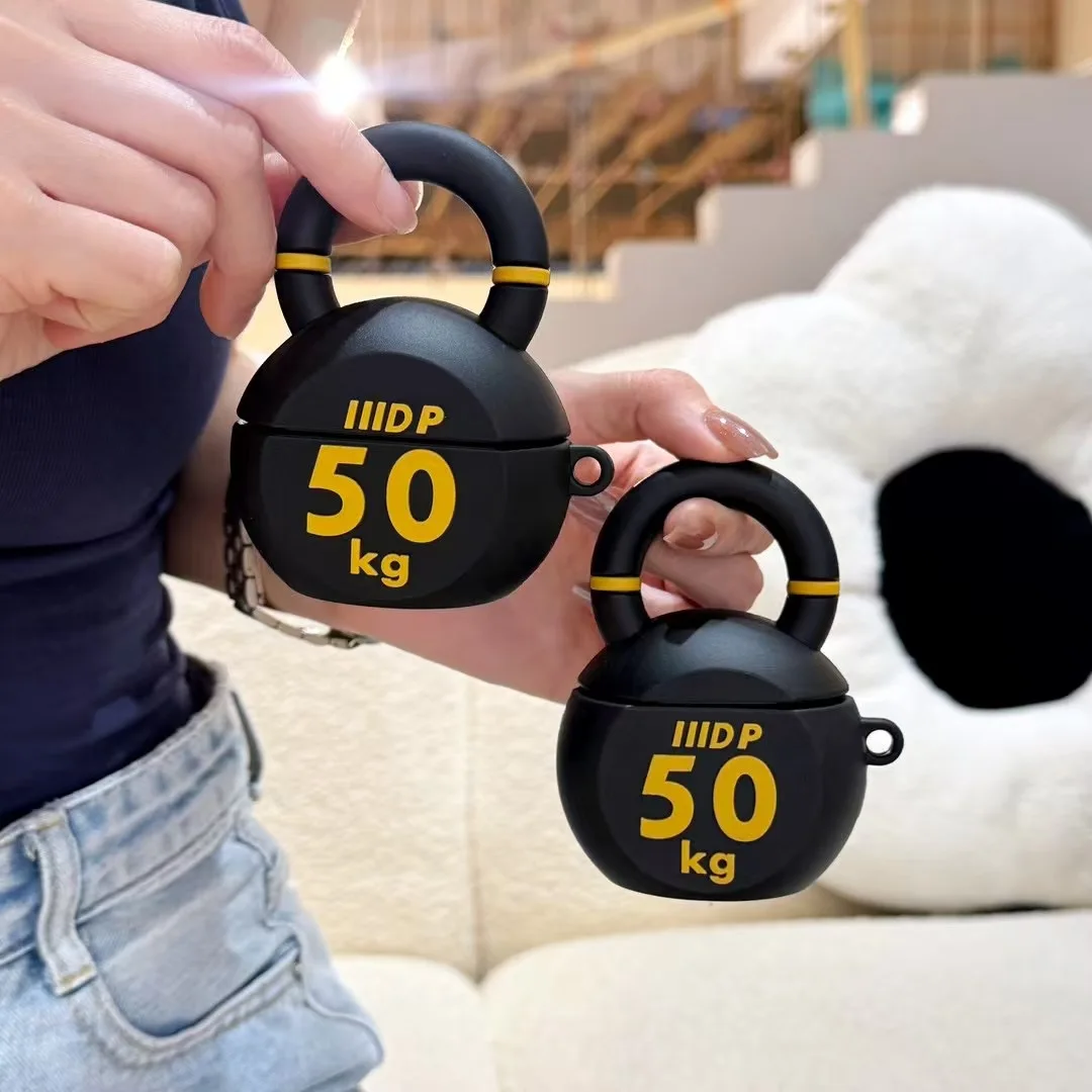 50 kg Hantel geeignet für AirPods Pro Schutzhülle 1/2 Generation Apple Bluetooth Kopfhörerhülle AirPods 4 Image