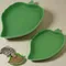 Leafy Reptile Bowl Turtle Lizard Hamster's Dual Food and Water Dish Snake Gecko's Spitzfreier Futterspender für Haustiere