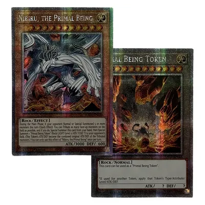 Yu-Gi-Oh! Sammlung DIY Proxy Karten Nicht-Original Nibiru Token Primal Being Token Nicht-Original Sammlung Karte Spielzeug Image