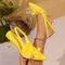 2025 Summer New Pointed-toe Thin Heel Bow Suede High Heels, Light Luxury Commuter Women's Sandals, Shallow Toe Single Shoes