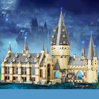 JQ20001 Creative Expert Magic Academy Aoditorium 1318pcs Mini Bricks Modular harry House Model Building Blocks Toys Gifts