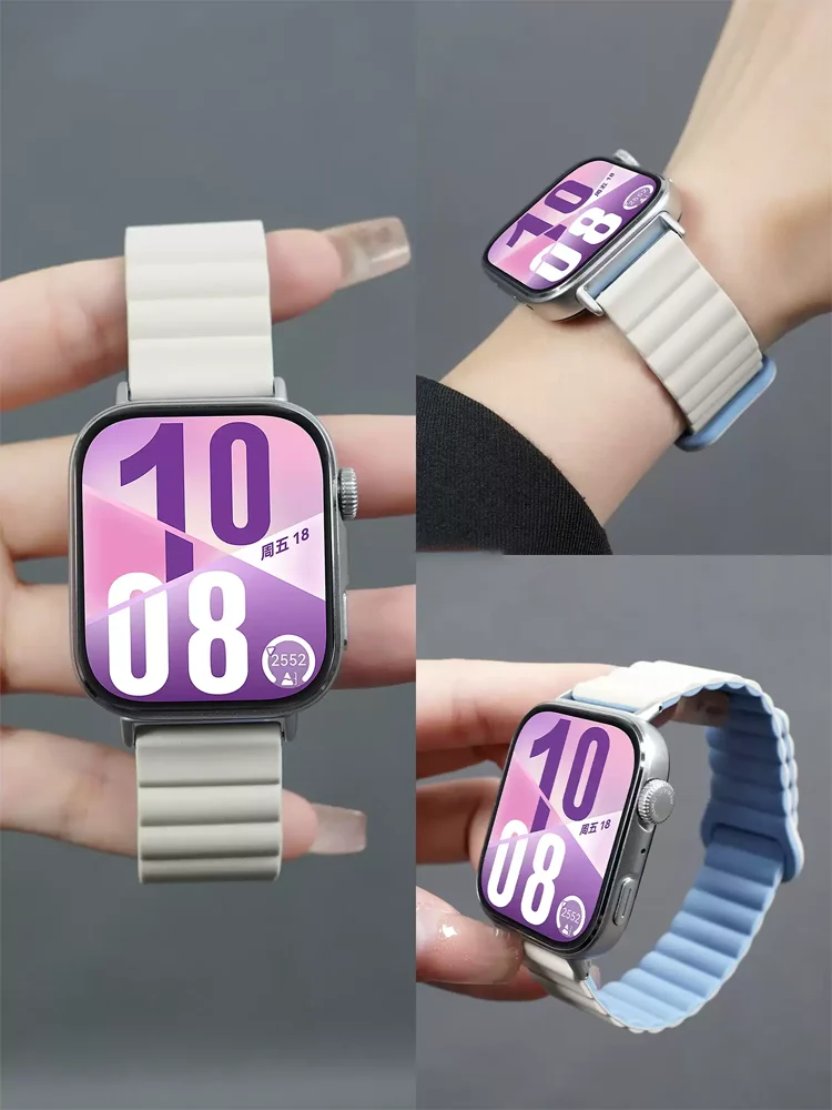 2025 neue Magnetische Schleife Für Huawei Uhr Fit 4 pro Strap Zubehör Silikon Ersatz Armband für Huawei uhr fit 3 4 Band Image