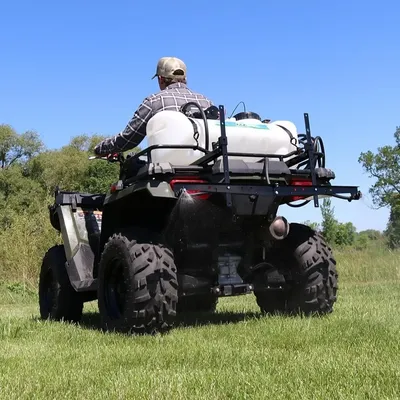 recommend.15-Gallon ATV Broadcast Sprayer - 7ft Swath, 2.2GPM, 70PSI Max