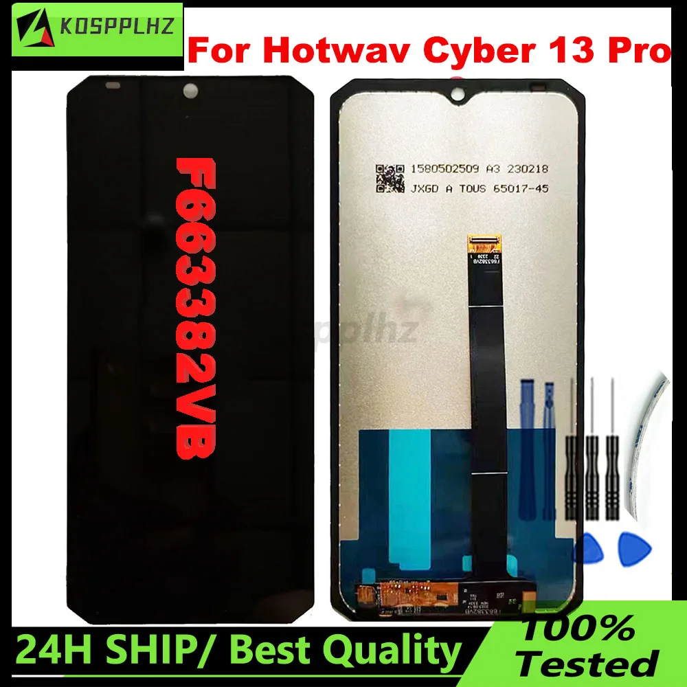 6,6" F 663382 VB Für Hotwav Cyber 13 Pro LCD Display + Touch Screen Display Glas Panel Ersatz Für Cyber 13 Pro Reparatur teile Image