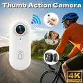Piccolo registratore POV magnetico 4K Pocket Vlog Camera WiFi Videocamera sportiva Casco da bici Mini telecamera wireless impermeabile da 128 GB