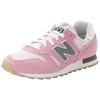 Sneaker NEW BALANCE "373", Gr. 39, pink taffy, rose sugar, castlerock, Leder, Textil, mehrfarbig, sportlich, Schuhe