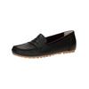 Mokassin CAPRICE "Caprice Mokassin Leder", Damen, Gr. 41, schwarz, Leder, casual, Schuhe