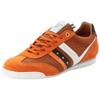 Sneaker PANTOFOLA D´ORO "VASTO NYLON UOMO LOW", Gr. 42, orange, Leder, Synthetik, sportlich, Schuhe