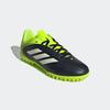 Fußballschuh ADIDAS PERFORMANCE "COPA PURE 3 CLUB KUNSTRASEN KINDER", Gr. 33, core schwarz, cloud weiß, lucid lemon, Synthetik, sportlich, Schuhe, geeignet für harte Untergründe Asche und Kunstrasen
