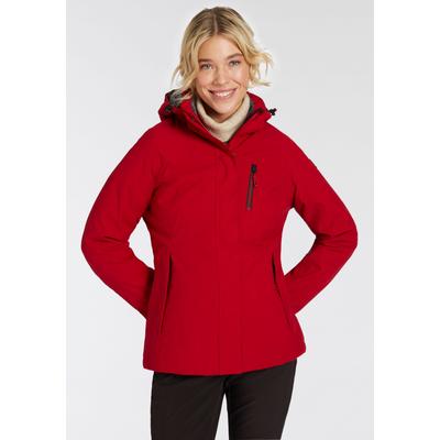Funktionsjacke KILLTEC "KOW 140 WMN JCKT", Damen, Gr. 54, rot, Obermaterial: 100% Polyester, sportlich, hoch geschlossener Ausschnitt, Langarm mit verstellbarem Klettverschluss, Jacken, Wasserdicht & Winddicht & Atmungsaktiv Image